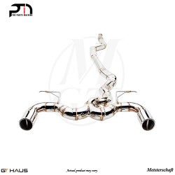 2x102mm Meisterschaft Titanium - Super GT Racing Exhaust for BMW F32 435i and 435xi Models